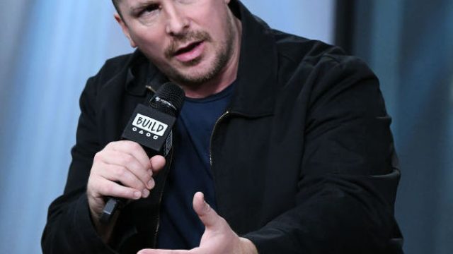Actor Christian Bale visits Build to discuss "Hostiles" at Build Studio on December 18, 2017 in New York City.