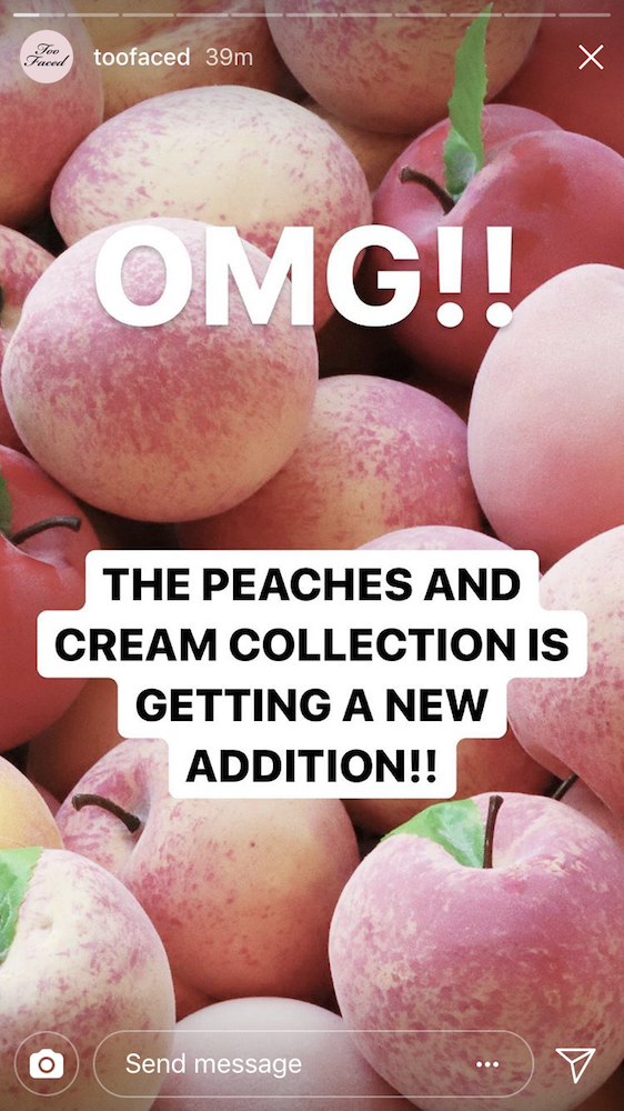 Too Faced Peaches & Cream Collection