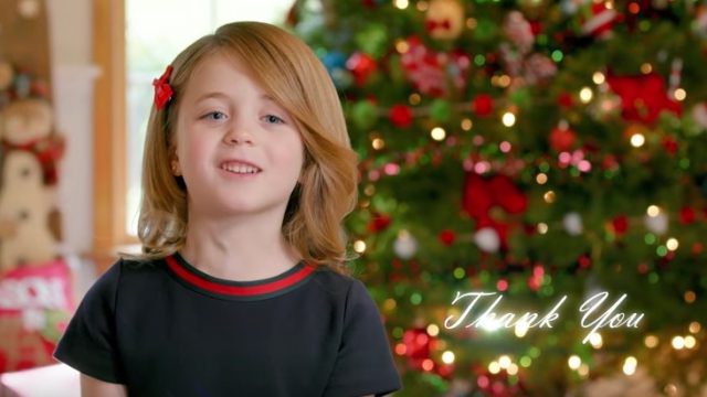 Picture of Trump Merry Christmas Ad