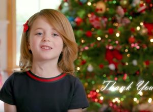 Picture of Trump Merry Christmas Ad