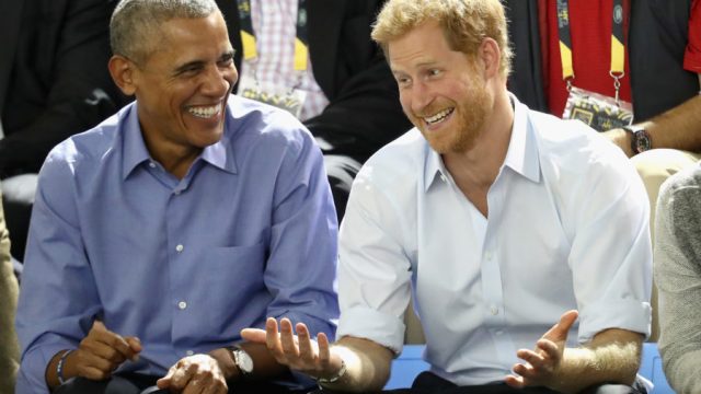 Prince Harry and Barack Obama