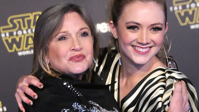 Carrie Fisher and daughter actress Billie Lourd