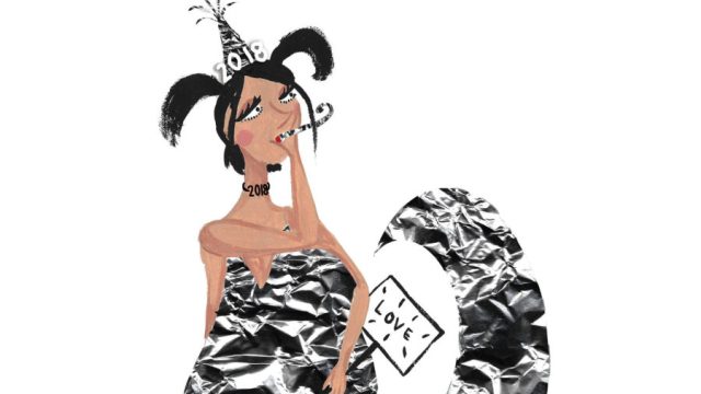 New Year's mermaid