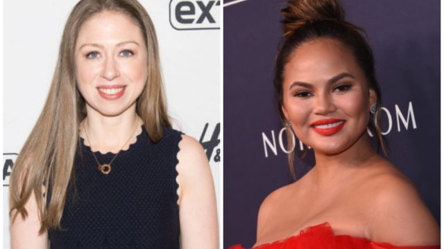 Picture of Chelsea Clinton Chrissy Teigen