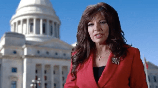 Jan Morgan, who called her gun range a "Muslim-free zone"