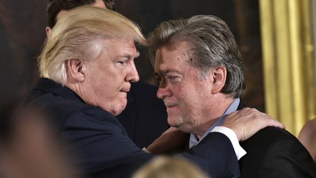 Donald Trump issues Steve Bannon cease-and-desist letter