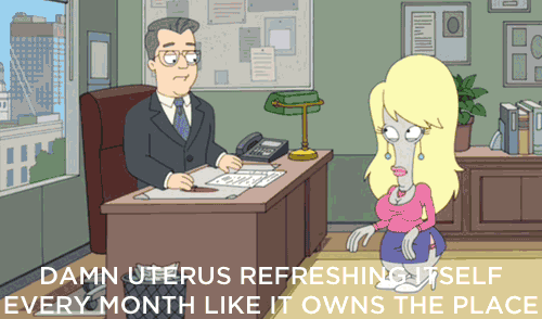 period cramps gif