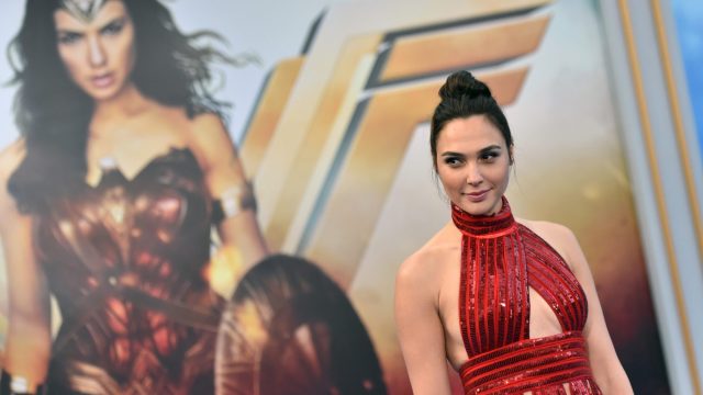 Photo of Gal Gadot at the Hollywood Premiere of "Wonder Woman"