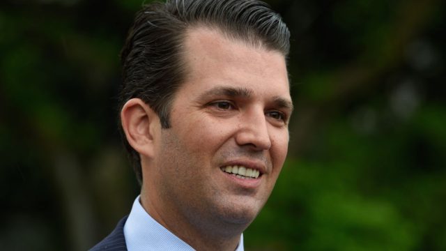 Close-up of Donald Trump Jr. in 2017
