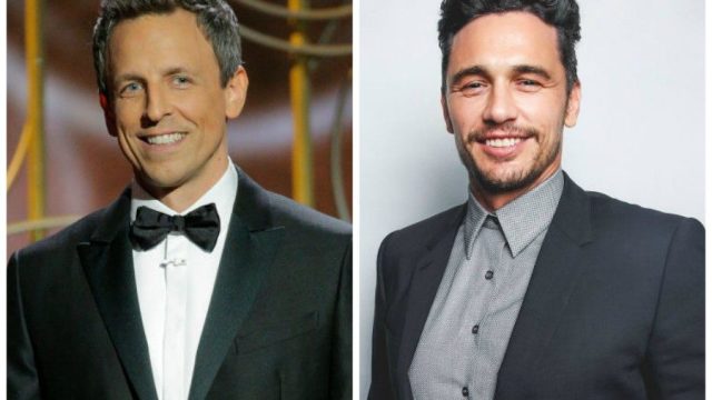 Seth Meyers and James Franco