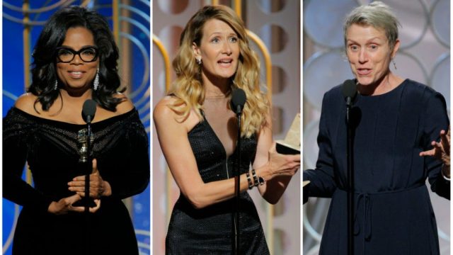 women speeches golden globes