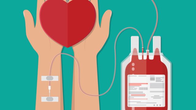 Donating blood