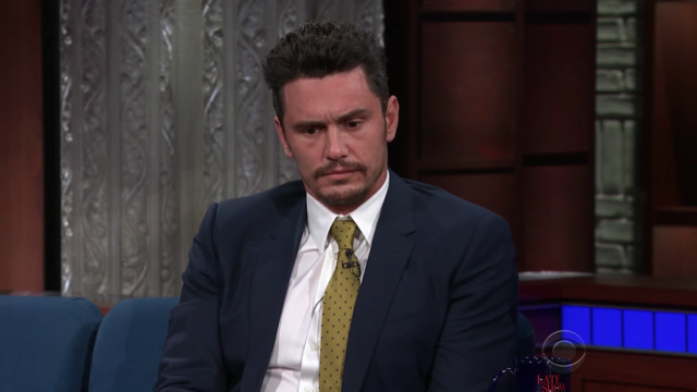 james franco the late show with stephen colbert