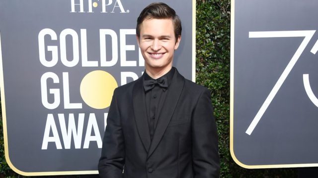 Actor Ansel Elgort attends The 75th Annual Golden Globe Awards at The Beverly Hilton Hotel on January 7, 2018 in Beverly Hills, California.