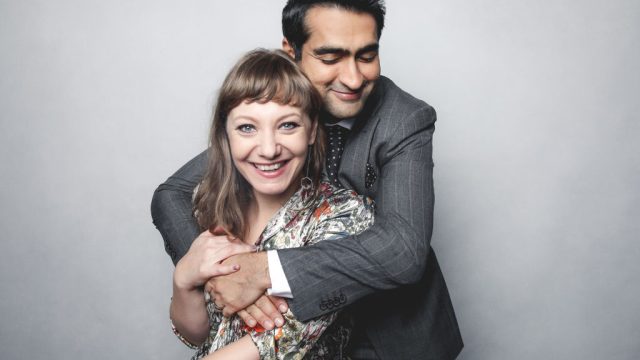 BEVERLY HILLS, CA - JANUARY 06: Emily V. Gordon (L) and Kumail Nanjiani pose for a portrait at the BAFTA Los Angeles Tea Party on January 6, 2018 in Beverly Hills, California.