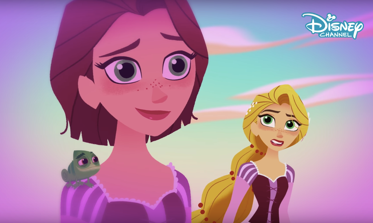 Rapunzel lets her hair down in brand new "Tangled: The Series