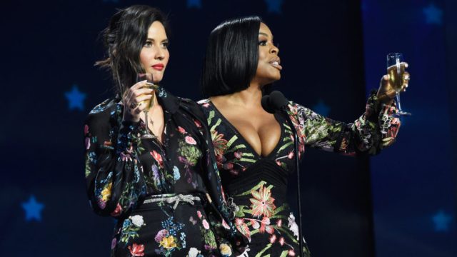 Olivia Munn and Niecy Nash 2018 Critics' Choice Awards