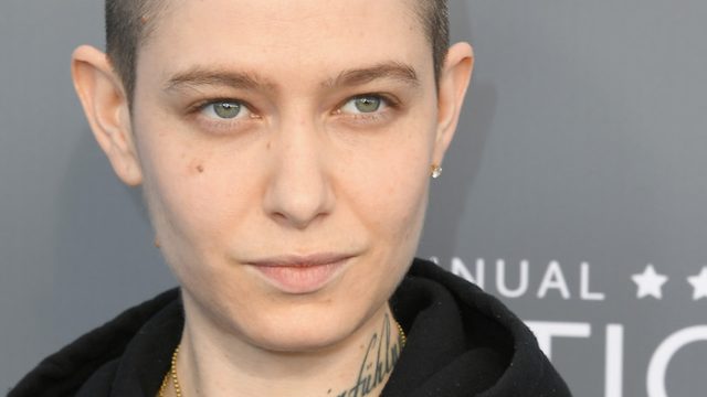 Asia Kate Dillon at 2018 Critics Choice Awards