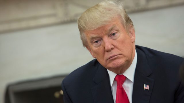 Picture of Donald Trump Tired Face
