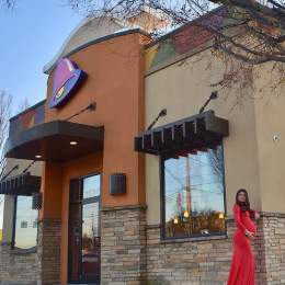 Picture of Kristin Johnston Taco Bell Exterior