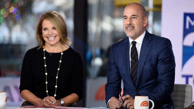 Picture of Katie Couric and Matt Lauer Today Desk