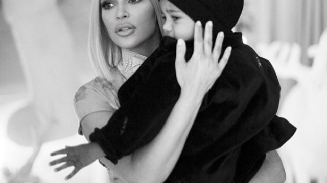 kim kardashian baby saint west