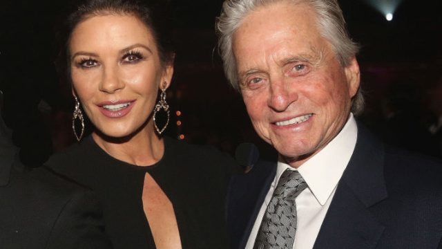 Catherine Zeta Jones and Michael Douglas