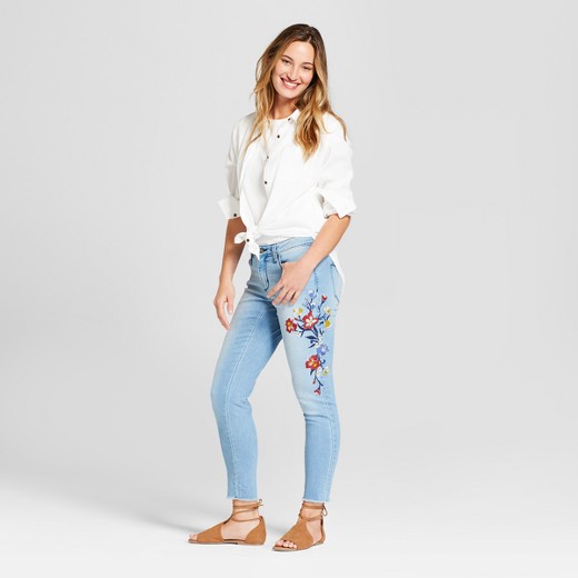 Target clearance embroidered jeans