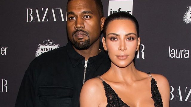 Kanye West and Kim Kardashian West