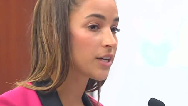 Picture of Aly Raisman Testiony