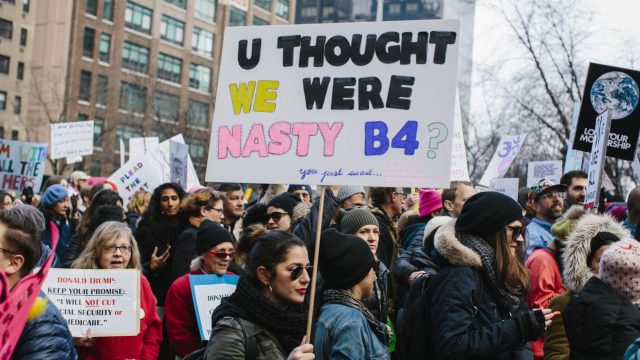 Picture of Nasty Women's March Sign