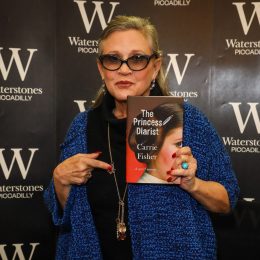Image of Carrie Fisher and "The Princess Diarist"