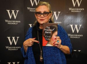 Image of Carrie Fisher and "The Princess Diarist"