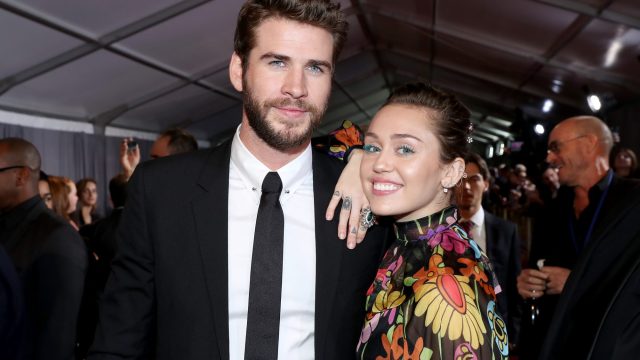 Photo of Miley Cyrus and Liam Hemsworth