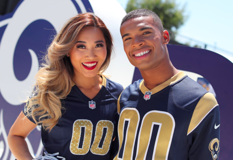 First Male NFL Cheerleaders Quinton Peron and Napoleon Jinnies Are Headed  to the 2019 Super Bowl With the L.A. Rams