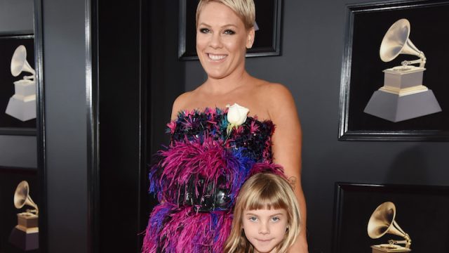 Pink and daughter Willow, 2018 Grammys