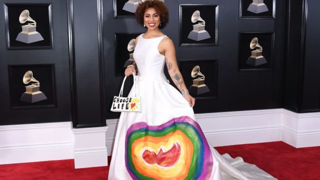 Joy Villa arrives for the 60th Grammy Awards