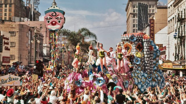 Image of Mardi Gras celebration in New Orleans
