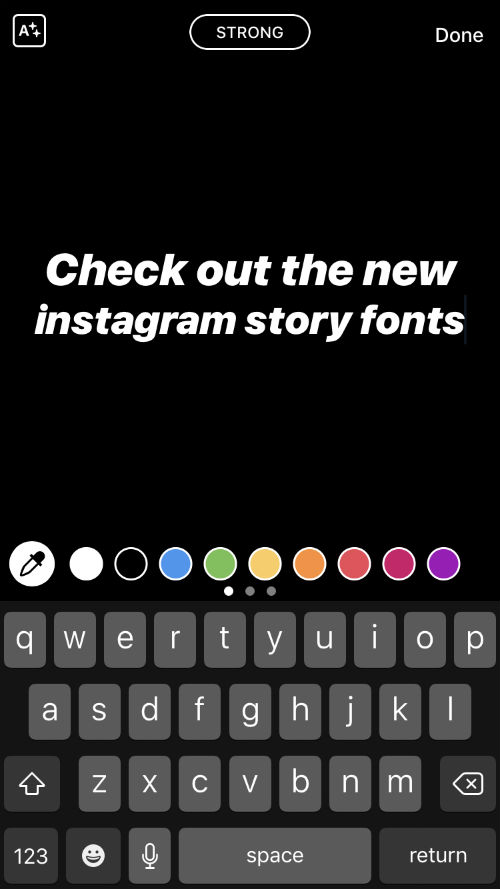 Font Instagram bold