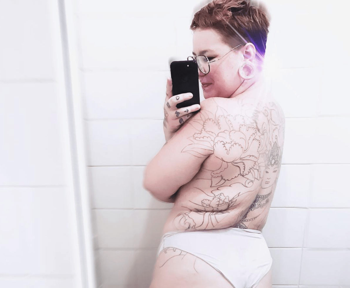 Lingerie is for ALL bodies. Fat bodies, disabled bodies. We aren't