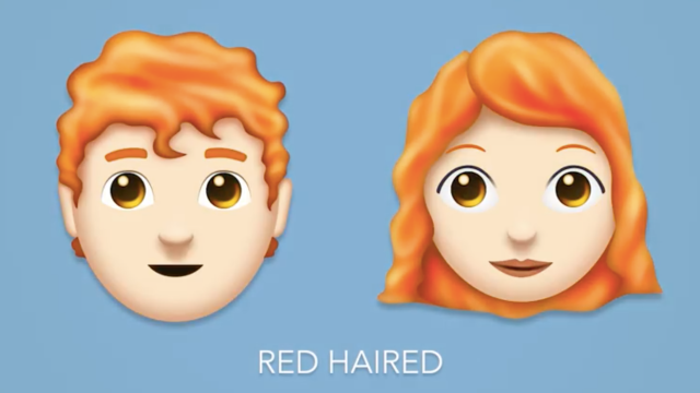 emojis red hair