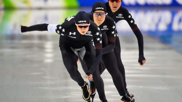 Why do speed skaters wear sunglasses? It's not just because they