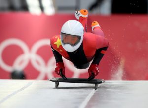 Image of skeleton competitor