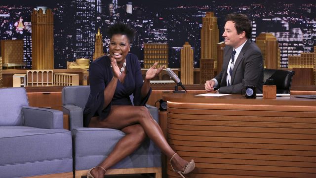Photo of Leslie Jones on "The Tonight Show Starring Jimmy Fallon"