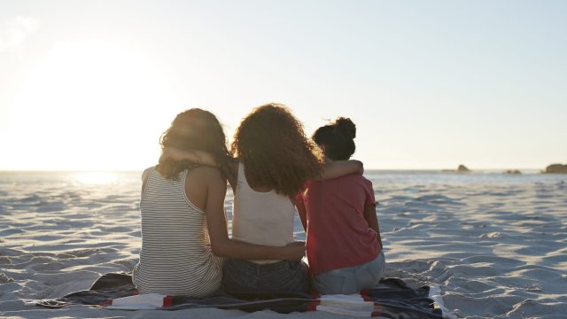 Photo of Three Women on National Make a Friend Day