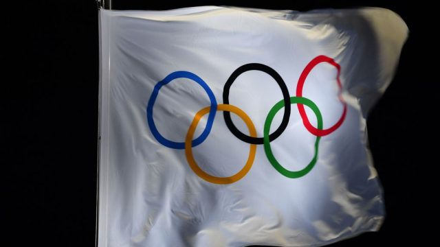 The Olympic flag