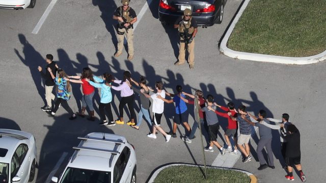 Image from the Florida school shooting