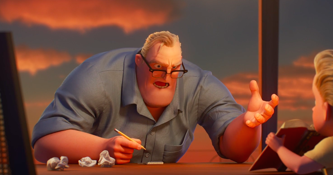 Latest quot Incredibles quot trailer reminds us that math is really