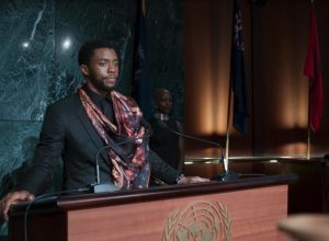 Photo of Chadwick Boseman as T'Challa in "Black Panther"