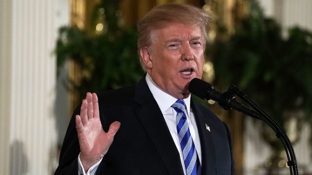 Donald Trump supports banning bump stocks.